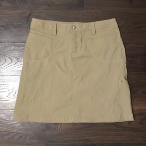 Athleta Tan Midi Skirt